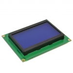 128X64 Dots 5V Graphic Matrix LCD Module Blue Backlight ST7920